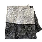 Victoria's Secret Victoria’s Secret On Point Flow Mid Rise Black White Novelty Print SZ 8 #1142 Photo 4