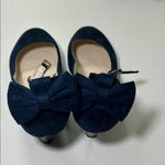 Chic Navy Women's Heels with Bow Detail Blue Size 8 Photo 5