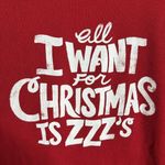 Old Navy NWOT  Red Thermal Knit LS Top All I Want For Christmas is ZZZ’s Size 3X Photo 6