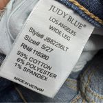 Judy Blue  High Rise Cropped Wide Leg Jeans Womens 27 Distressed Celeste Denim Photo 8