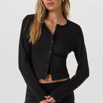 Vuori  Halo Black Cardigan Photo 0