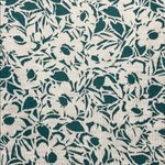 Talbots Green and White Sleeveless Ruched Blouse with Plunge V-Neck Photo 6