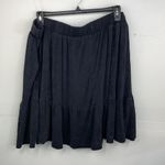 Torrid Women's Black Stretch Pull On Mini Super Soft Tiered Skirt size 3X Photo 2
