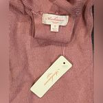 Ambiance Dusty Rose Pink Knit Sweater Dress 3/4 Sleeves Choker Neck NWT Photo 5