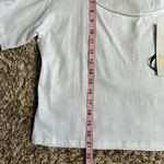 The Kooples X Sport Cotton Open Top Shirt - White Size 2 US Small Photo 7