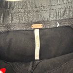 Free People  Women’s Small Black Faux Suede Leggings Pants Photo 1