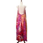 Free People Moondive Maxi Red Combo Size XL Boho Patchwork Backless Beachy Dress Photo 7