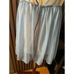 Victoria's Secret  Babydoll Lingerie Gown Heart Blue Size Large Photo 4