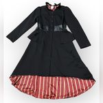 Disney  Alice Through The Looking Glass Red Queen Trench Coat Hot Topic Size LG Photo 4