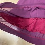 Burgundy holidays classy party cocktail long sleeves dress Red Size undefined Photo 8