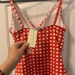 Sea Level Le Damier Cross Front Multifit Cup Tankini Top NWT Size Small Photo 3