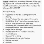 Spanx  half slip in black. NWT. #10179R tummy control panel. 1 small and 1 medium Photo 8