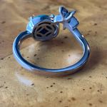 Natural Chrysocolla Sterling Silver Starfish Ring Size 8 Photo 4