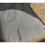 Max Studio Knit Circle Skirt Full Mini Gray Academia School Sz S/M A-line Boho Photo 3