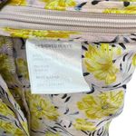 Intermix  Floral Print Silk Top Blouse Long Sleeve Yellow Gray Size 2 Photo 10