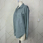 Stateside  Green‎ Button-Down Supima Cotton Top Photo 5