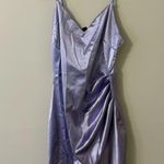 Windsor Purple Satin  Mini Dress Photo 0
