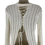 ALC Frank ALC Miguel Back Lace Up Pullover Sweater Cream Beige Size XS Photo 7