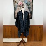 None Beautiful Egyptian Black Cape With Blue Trim! Photo 3