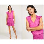 Current Air 💕💕 Maude Pleated Skirt Mini Dress  ~ Raspberry Pink Medium M NWT Photo 7