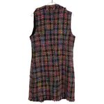 Charlotte Russe Y2k Multi Color Rainbow Tweed Sleeveless Blazer Vest Medium Photo 1