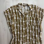 SBJ AUSTIN high end cotton printed Aztec handmade dress women’s casual White Size undefined Photo 1