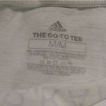 Adidas  White & Purple Spellout Logo The Go-To Tee Tshirt Photo 3