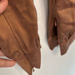 Intermix Raleigh 100% Silk Tapered Pants Ankle Zip Tailored Pleated Size 4 Photo 3