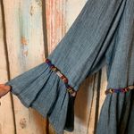 ZARA  Woman Blue 3/4 Length Sleeve Cardigan/Cape Size L Photo 1