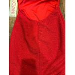 Jovani NWT Sz.00 Red Glitter Knit Backless Bodycon Party Formal Cocktail Dress Photo 14