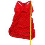 Dreamgirl Heart Back Deep V-Neck ruched maternity babydoll Photo 2