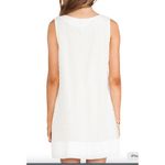 Ella Moss  Dress‎ Womens Small Cream White Brigitte Eyelet Mini Photo 4