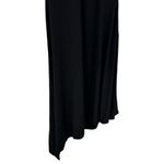 We Wore What  Black Cutout Asymmetrical Midi Dress size Large Stretch NWT Photo 8