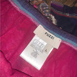 RARE FUZZI boho Jean Paul Gaultier cactus pink printed top tassels $560 fall Size L Photo 5