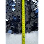 Alice + Olivia Alice Olivia Black Sequin Halter Neck Mini Dress Size 8 Photo 6