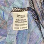 Anthropologie  One September Women’s Size M Turquoise Peacock Print Tank Top Photo 8