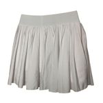 White Pleated Tennis Skirt With Built Photo 8