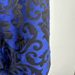 Monique Lhuillier Meet at Midnight Dress size 14 Strapless High Low Blue Black Photo 10