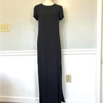 Alice + Olivia  AIR Black Cutout Back T-Shirt Maxi Dress Size 0 Photo 2
