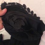 Missguided cute off the shoulder black crochet romper Photo 5