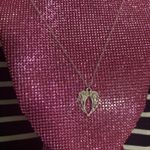 Religion Angel Wings Necklace Heart Shaped Sterling Silver Minimalistic Jewelry Photo 6
