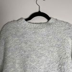 MNG Womens Light Grey Crewneck Knit Textured Long Sleeve Sweater Small Gray Photo 6