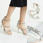 Anthropologie  BHLDN Badgley Mischka Yasmine Ankle Strap Sandals Size 7 NWOT $245 Photo 12