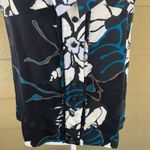Red Valentino  Floral 100% Silk Top Size 4 Photo 2