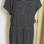 Hilary Radley Women's Short Sleeve Dress,Indigo/White Stripe, Large New with Tag Photo 0