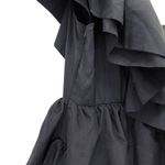 Endless Rose  One Shoulder Ruffle Mini Dress Black Tiered Sz Large Party Cocktail Photo 11