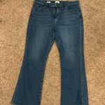 Loft  Dark Blue Flare Jeans Photo 0