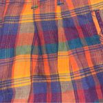 Vintage 90s Plaid Highwaisted Shorts Red Size 12 Photo 4