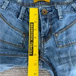 Set/2 MEK Denim Keros Skinny Super Bell Low Rise Flare Jeans Patchwork Dk Rinse Blue Size 24 Photo 10
