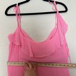 House Of CB 'Marcia' French Pink Ruffle Mini Dress NWOT size L longer Photo 12
